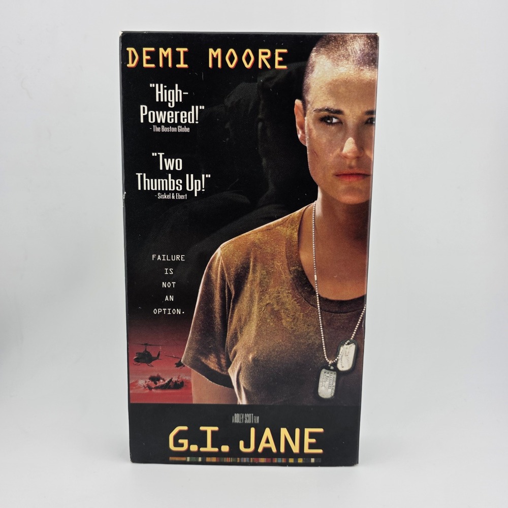 G.I. Jane Demi Moore VHS Movie Action Film 1997 Ridley‎ Scott Hollywood Pictures